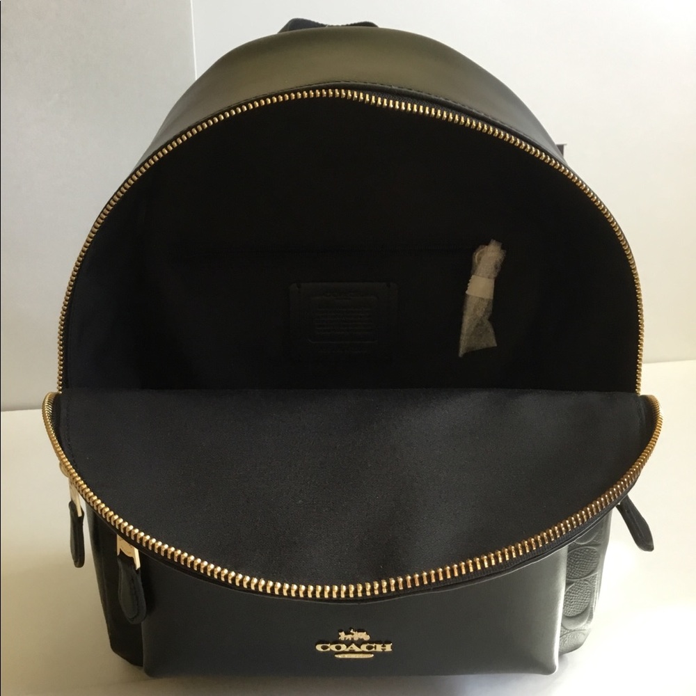 🌷Coach Medium Charlie Backpack In Signature NWT. - Picture 4 of 8